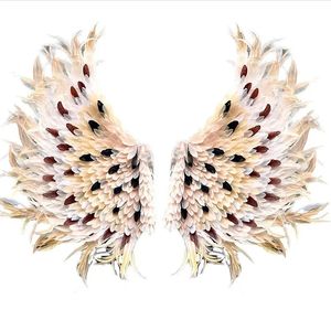 Swing Wings Feather Props Window Wedding Shooting Creative Angel Wall Decoration Event Party Forniture Halloween 240419