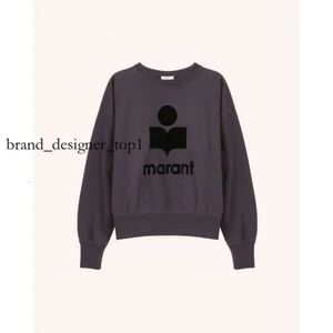 Fashion Designer Isabels Marant Sweatshirts Highquality Women Outdoors Isabels Marant New Printed Triangle Neck Pullover Women'loose Long Sleeve Hoodie 5499