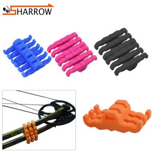 Darts 2pcs Archery Bow Limbs Stabilizer High Flexibility Rubber Shock Absorber Reduce Shooting Vibration Outdoor Hunting Accessories