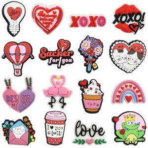 sweet girls love Anime charms wholesale childhood memories funny gift cartoon charms shoe accessories pvc decoration buckle soft rubber clog charms