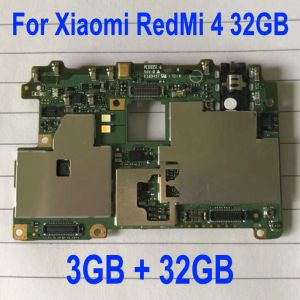 Circuits Global Firmware Original Mainboard för Xiaomi Redmi 4 Pro Prime Motherboard Main Board Card Fee Chipsets Flex Cable 3 GB 32 GB