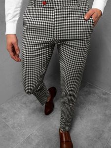 Mense Casual Stretch Pants Solid Color Slim Business Formal Office Versatile Interview For Men Daily Wear Selling Shorts 240423