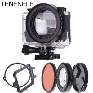 Filters Hero7 Action Camera Filter 58mm Red Filter with 16x Ro Lens Set for Gopro Hero 5 6 7 Black Underwater Diving Filters Hero5
