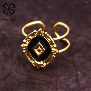 Cluster Rings Vintage Jewelry For Women's 2024 Bohemia Accessories Simple Antique Geometric Promise Female Finger Goth Gifts Wholesale