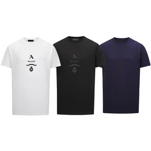 New Arrival 24ss Spring Summer Heavy Made 3D Silicone Logo T Shirt Men Women Tee Designer Tshirt 0424