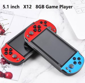 X12 Handheld Game Player 8GB Memory Portable Video Game Consoles with 51 inch Color Screen Display Support TF Card 32gb MP34 MP55031441