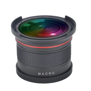 Filter 58 mm 0,35X Professional Fisheye Weitwinkel -Objektiv -RO -Teil für Canon EOS Rebel 70d 77d 80d 1100d 700d 650d 600d 550d 300d