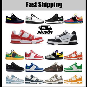 Designer mens Sneaker Casual Shoes Top Low Genuine Leather Sneaker white Black grey green orange purple pink womens Sports Trainers Sneakers 2024 high quality