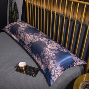 Satin Jacquard Pillowcase High Quality Pillow Case 48x74 48x150 Pillow Cover Healthy Sleep Pillowcover 240423