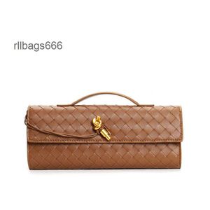 Bags Stick Andiamo Bag Cross Buckle Lady Baguette bottegs Long Handle Fashion Single Purse Lock Woven Clutch Shoulder 2024 Venetas Hardwar Women New 3CQ6