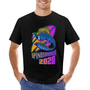 Erkek Tank Tops Spinosaurus 2024 T-Shirt Vintage Giysileri Erkekler Hayvan Baskı Erkekler için Erkekler Büyük ve Uzun Tişörtleri