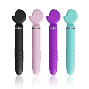 Kvinnors sexleksaker bästsäljande AV Stick Wrench Vibrator Telescopic Strong Earthquake Kvinnlig onani andra tidvatten onani vuxna sexleksaker. Vibratorer