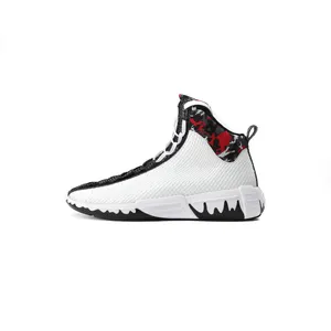 Casual Shoes Soulsfeng Men's High Tops Ankle Boots Breathable Sneakers Walking Snake Neck Black/White