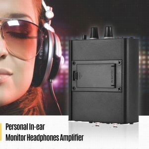 Wzmacniacz słuchawki Monitor Wzmacniacz Monitor Insime IEM System stereo Mono Dual XLR Ultakompact Wzmacniacz metalowy