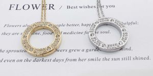 Original designer Stainless Steel Pendant Necklace Big Cake Full Sky Star Carter Circle Couple Titanium XC5N