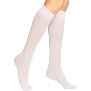 Frauen Socken Knie hohe Seidenstrümpfe 1 Paar Ultradünne transparente Lieferungen für weibliche Kostüm -Cosplay -Matching sexy