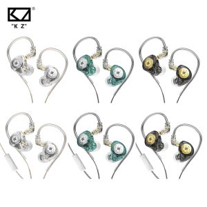 Headphones KZEDX Pro HIFI Bass Earphones Magnetic Dynamic Unit 3.5mm Wired In Ear Monitor Headphones Stereo Noise Cancelling Headset