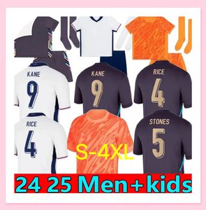 24/25 England Euro Cup Football Shirt Kane Sterling Greek Mount Rashford Mount Bellingham National Football Men's Sycat Rip Peel Children's Full Kit