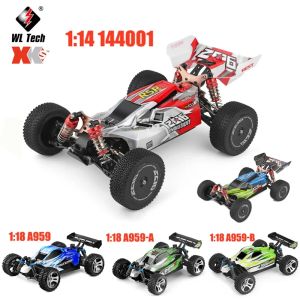 Araba wltoys 144001 4wd rc araba 60km/s 2.4g A959 A959A A959B 70km/s Elektrikli Yüksek Hızlı Yarış Otomobil Off Offroad Drift uzaktan kumanda arabaları