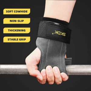 Lifting 1 Pair Of Palm Guards Cowhide Palm Guards Weightlifting Gymnastics Gloves Grips Nonslip Gym Fitness Training Equipment