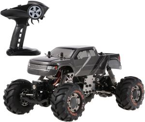 CAR HBX 2098B RC CAR para crianças e adultos, 1/24 Escala de 2,4 GHz Carro de controle remoto, 4WD 4WS Devastator Rock Crawler com servo duplo