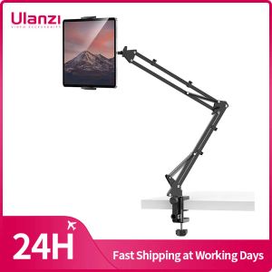 Tripodi Ulanzi T2 Metal Desktop Stand ARM Long Tablet Stand Desktop Staffa pigro Supporto per supporto per smartphone BOOM BOOM CRANI