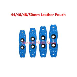 Arrow 50pcs 44mm 46mm 48mm 50mm Blue Location Pouch Flat Leather Pot Bottom Microfiber Pouches for Outdoor Sports