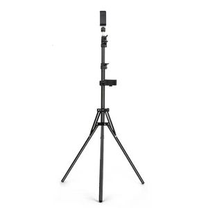 Camera Tripod With Phone Stand Holder Clip Remote Control Lightweight For Ring Light Live Studio Accessories 240418