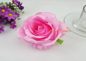 9 colors 9cm DIY sztuczne głowice kwiatowe róży jedwabne dekoracyjny supermarket tło tło DIY Droga LED Ściana ślubna kwiat Buuqu9873049