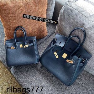 Litchi Platinum Handbag Pattern 2024 Bag Womens Fashion Headwithide Cowwhide One Counter Handheld Handmade Heline Leather