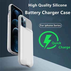 Fälle Smart Battery Case für iPhone 14 13 12 11 Pro Max Tragbare Power Bank Lade -Ladegerät für iPhone XS max XR 7 8 plus SE2