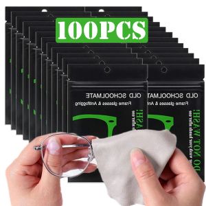 Filters 100pcs Reusable Antifog Wipes Glasses Premoistened Antifog Lens Cloth Defogger Eyeglass Wipe Prevent Fogging for Glasses Lens