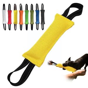Collars Durable Dog Training Tug Toy Dog Bite Stick Pillow with Interactive Rope Play Large Dog Toys Handles Toy Puppy Training Che N4G0