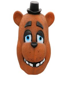 Five Nights At Freddy039s Costume Mask FNAF Foxy Chica Freddy Fazbear Bear Latex Face Masks Halloween Party Cosplay Supplies Y28444075