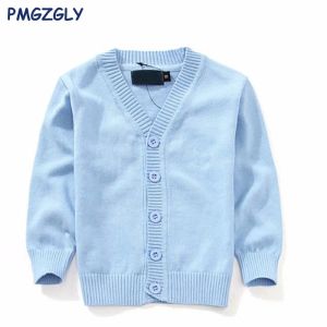 Sweaters Boy Coat Sweaters Baby Children Knitted Cardigan Sweater Boys Girls Candy Color Clothing Kids Spring Autumn Winter Outer Wear