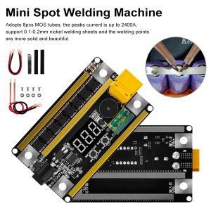 Consoles 812V Soldagem Spot Hine para 18650 Bateria de lítio Spot Diy Spot Conjunto de soldagem Digital Solding Circuito Placa de níquel Folha de níquel