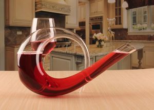 1PC 1500 ml kryształowy dekanter 6 harp wina