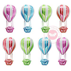 4D Air Balloon Modeling Childrens Birthday Party Decoration Aluminum Foil Ballon Activities Festival Wedding Decor Supplies 240419