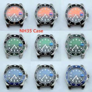 Relógios NH35 assistir case masculino de aço inoxidável Antecedência Automática Mecânica Relógio NH35/NH36 Sapphire Glass Stopsimpo