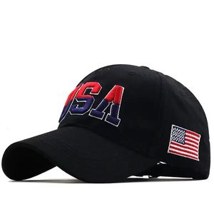 USAUnisex Baseball Cap Fashion Womens Hats Cotton Cap Casual Herren Baseball Caps Soft Top Trucker Hat Classic Outdoor Golf Cap 240418