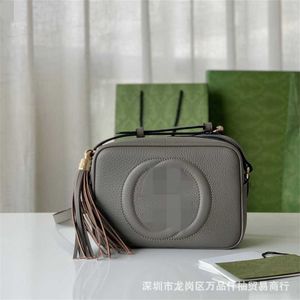 Tote bag high definition Family Fashion Tassel Genuine Leather Cowhide One Crossbody Womens Small Camera