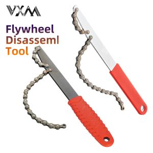 Tools Bicycle Flywheel Removal Tool Kit With Cassette Wrench 12 Teeth Bike Chain Whip Cassette Sprocket Remover Tool MTB Repair Tools