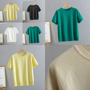 Summer GIGOGOU Women T-shirt Fashion Slim Basic Short Sleeve T Shirt Top Female Casual Tee Shirt 220411 op ee