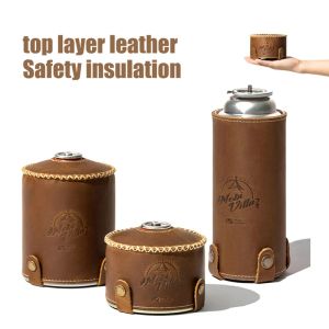 Tools Xquisite Embossing Camping Gas Tank Case BBQ Gas Canister Protective Cover Picnic Fuel Cylinder Protective Bag Outdoor Equipment