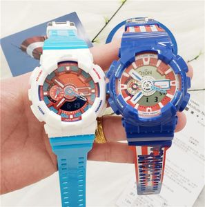 Gute Qualitätsmarke Watches Männerstil Gummi -Gurt Multifunktions Handgelenk Uhr mit Box GA1101443945