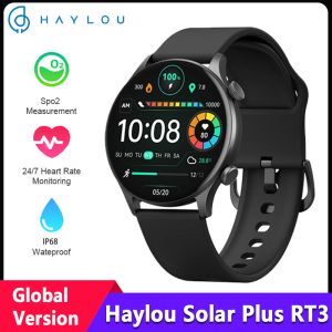 Watches HAYLOU Solar Plus RT3 Smart Watch 1.43" AMOLED Heart Rate SpO2 Monitor IP68 Waterproof 105 Sport Modes Bluetooth Call Smartwatch