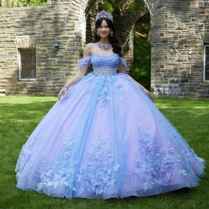 Мексиканские платья с лилаком quinceanera