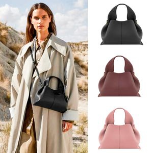 Paris Tonca Textured Bag Polen 5A Vollkorn Tonca Dix Halbmond Cognac Wildleder Kalb Ledertasche Luxusdesigner Crossbody Women Hobo Handtaschen Schultertasche