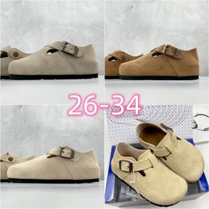 Baby Kids Designer Sandalen Männer Frauen Schieberegler Plattform Pantoffeln Sandales Boston Weiche Maultiere Clogs Schuhe im Freien im Freien Pantoufle Flip Flop Kausalschuhe