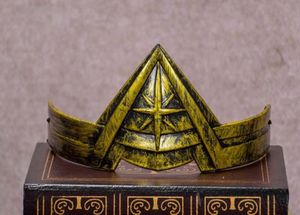 Noel Wonder Woman Head Band tiara taç başlık cosplay başlık çizgi roman kostüm pervane prop altın gümüş parti etkinliği lehine 4702229